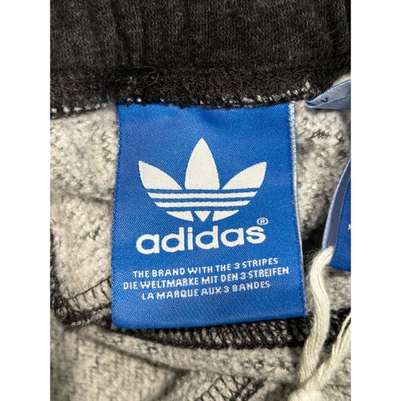 Adidas Mens Black/Grey XL Sweatpants With Drawstring Waist & Elastic Cuffs - Picture 3 of 13